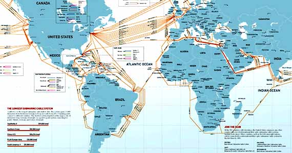 cables submarinos mapa