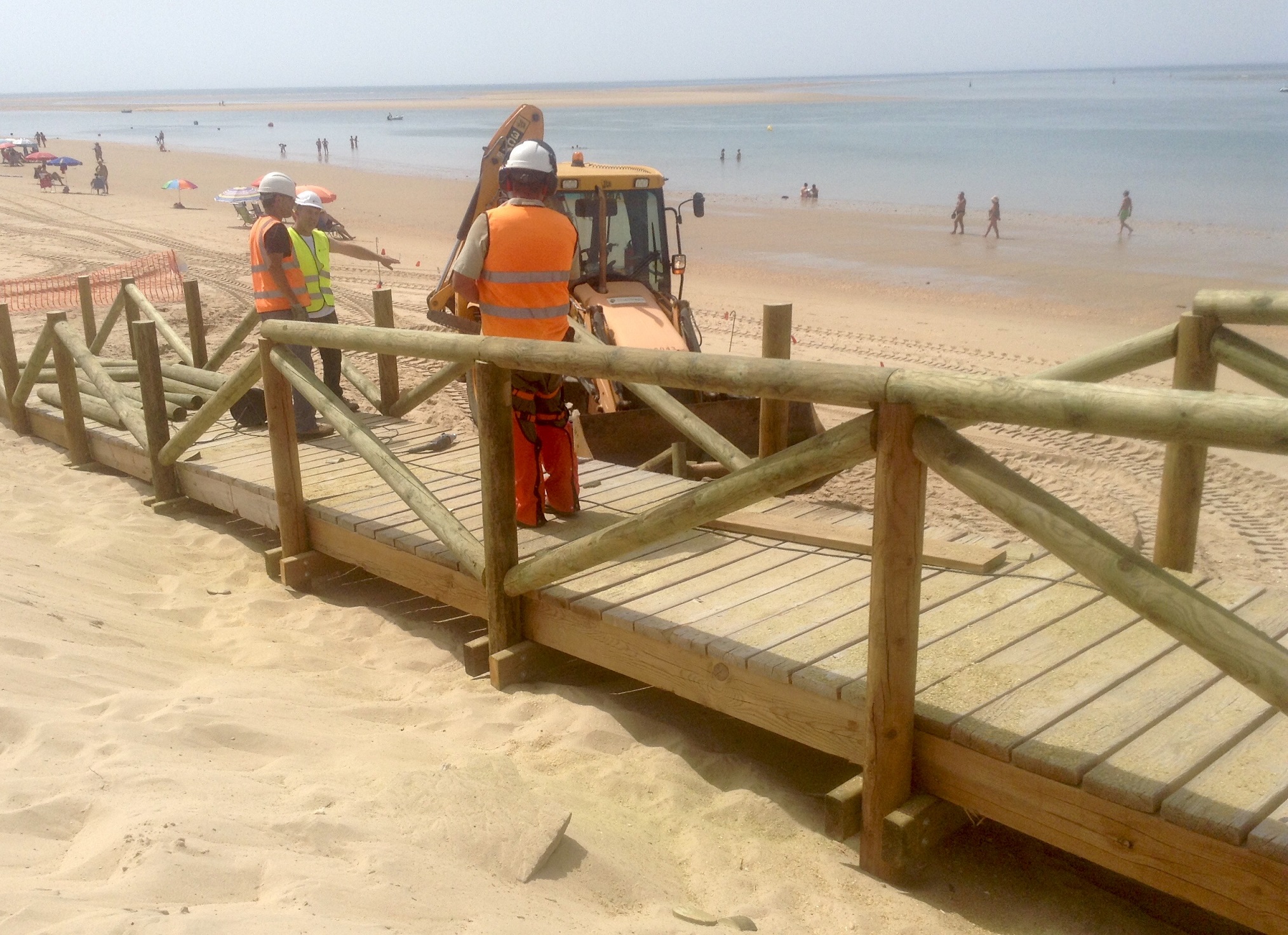 20160609 Obras empergencia playa Portil 2